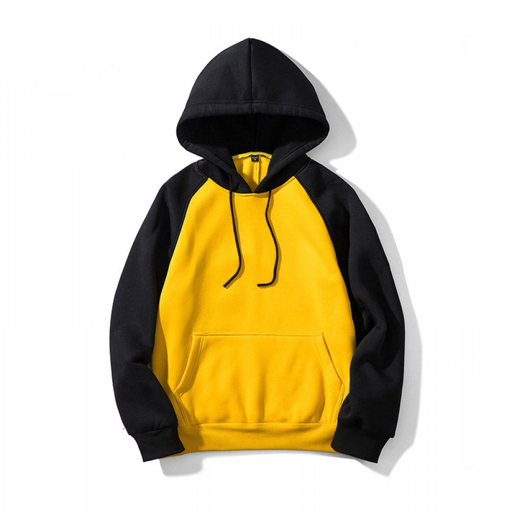 Men's Hooded Printing Color Stitching Hoodie